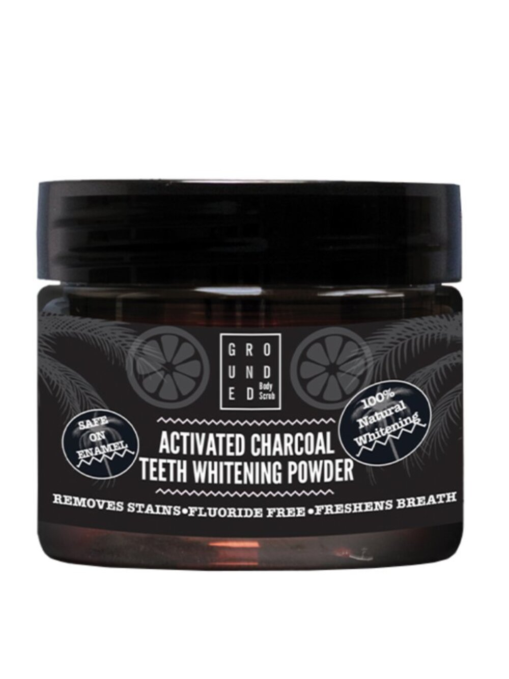 Grounded Activated Charcoal Teeth Whitening Powder